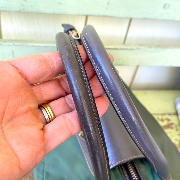 🍉SOLD🍉Prada green tessuto two way tote - Picture 4 of 17